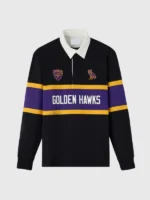 OVO Wilfrid Laurier University Rugby Polo Shirt Black