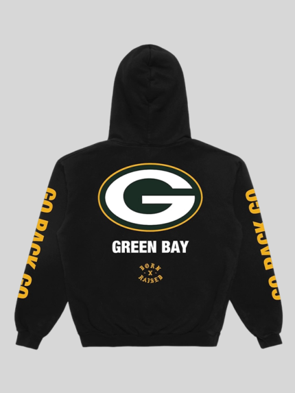 Packers Born x Raised Pro Script Hoodie Black