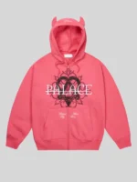 Palace Skateboards x HIM Tri Gram Pink Hoodie