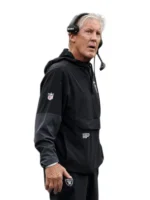 Pete Carroll Raiders Anorak Jacket Black