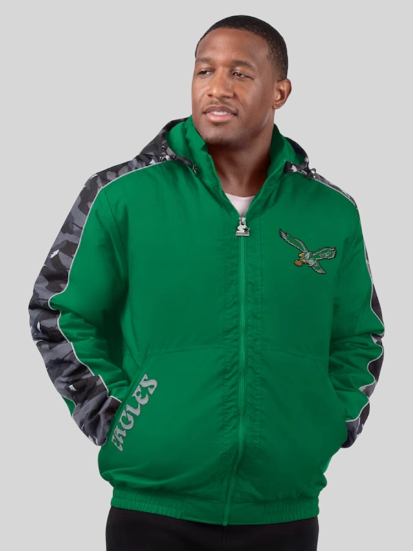 Philadelphia Eagles Starter Thursday Night Gridiron Green Jacket Philadelphia Eagles Starter Thursday Night Gridiron Green Jacket
