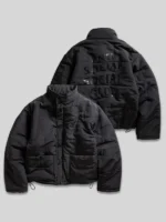 Puffer jacket Anti Social Social Club Black