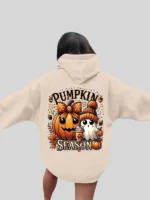 Pumpkin season Hoodie Beige
