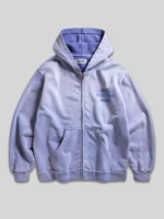 Purple Anti Social Social Club Missing Hoodie Jacket