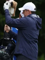 Rory McIlroy Amgen Irish Rain Jacket Blue