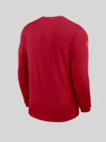 San Francisco 49ers Nike Red Sideline Coach Dri-FIT Long Sleeve Shirt