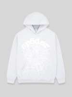 Sp5der OG Web Heather Grey Hoodie