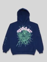 Sp5der OG Web Navy Hoodie