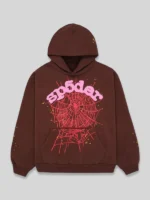 Sp5der Web Hoodie Brown