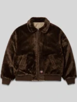 Supreme Dickies Reversible Quilted Faux Fur Work Brown Jacket