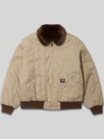 Supreme x Dickies Reversible Quilted Faux Fur Work Jacket Brown