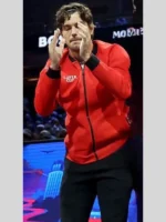 Taylor Fritz Laver Cup Bomber Zipper Jacket Red