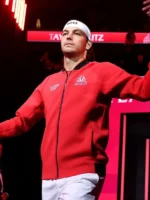 Taylor Fritz Laver Cup Zipper Jacket Red