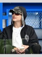 Timmothee Chalamet Chelsea vs. Fulham Black Hooded Jacket