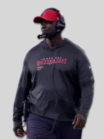 Todd Bowles Buccaneers Sideline Black Hoodie T-Shirt