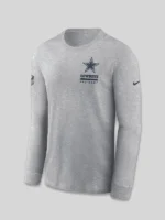 Trevon Diggs Dallas Cowboys Sideline Grey T-Shirt