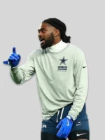 Trevon Diggs Dallas Cowboys Sideline Pullover Grey T-Shirt