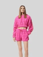 Versace I ♡ Baroque Pink Pullover Hoodie