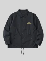 White Mountaineering Qotsa Lullabies To Paralyze Coach Jacket Black