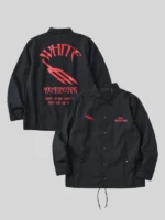 White Mountaineering Qotsa Songs For The Deaf Black Coach Jacket