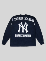 Yankees Mitchell & Ness Born X Raised Shirt Blue