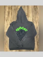 spider hoodie with web pullover