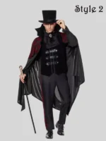 Black vampire halloween costumes