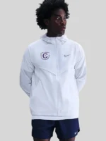 2025 Windbreaker Chicago Marathon White Jacket