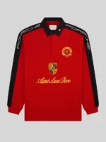 ALD x Porsche Crest Rugby Shirt Red