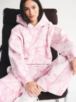 Abercrombie Light Pink Camo Hoodie