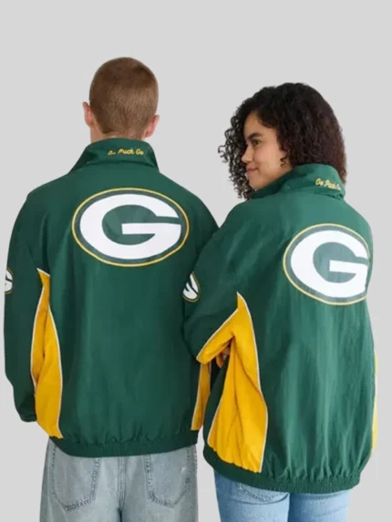 Aeropostale Green Bay Packers Zipper Track Jacket