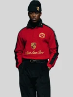 Aimé Leon Dore x Porsche Crest Rugby Red Full Sleeve T-Shirt