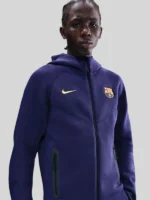 Barça Nike Tech Fleece Navy Blue Jacket
