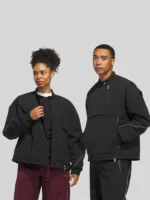 Black Motor Ave Racer Jacket