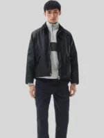 Black Wax Cotton Transport Barbour Jacket