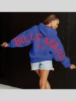 Buffalo Bills Never Stop Hoodie Blue