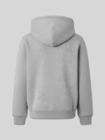 Burberry Letter Graphic Cotton Blend Zip-Up Grey Hoodie