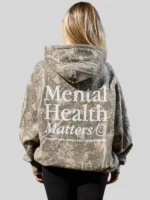 Camo Mental Health Matters Happiness Project Hoodie