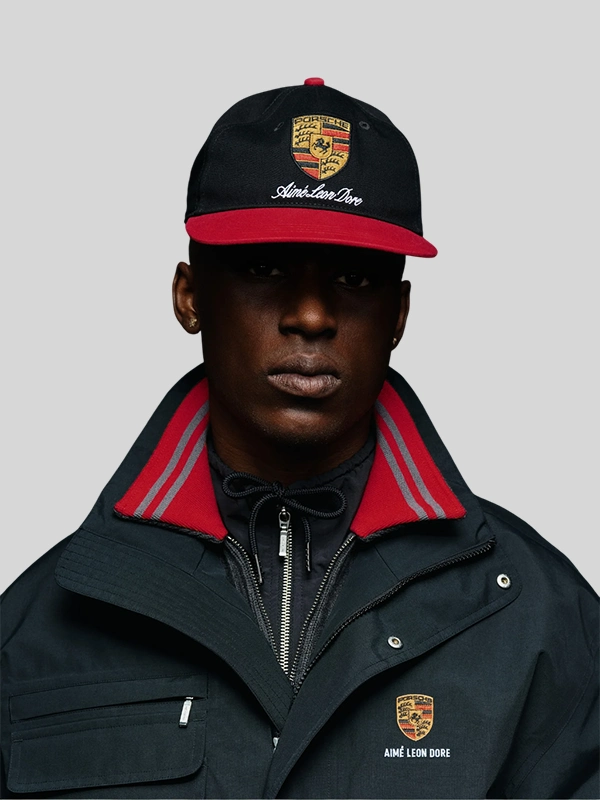 ALD x Porsche Jacquard Collar Quarter Zip Pullover | SALE
