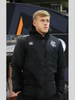 Connor Barron UEFA Europa League 2025-26 Black Jacket