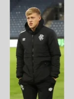Connor Barron UEFA Europa League 25-26 Black Puffer Jacket