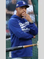 Dave Robert Los Angeles Dodgers Blue Hoodie