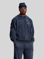 Drake's OVO x Alpha Industries Sweatshirt In Blue