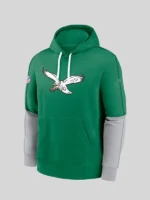 Eagles Kelly Green Vic Fangio Hoodie