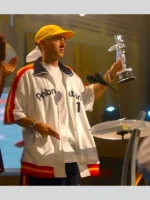 Eminem White Bomber Jacket