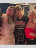 GANNI Taylor Swift Chiefs Oversized Mini Dress