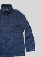 Iron Heart 16oz Natural Indigo Selvedge Denim M65 Field Jacket Self Edge