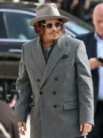Johnny Depp Paris Fashion Week 2025 Blazer Grey