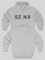 Kanye West Sznx Grey Zipper Hoodie