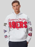 Kith San Francisco 49ers Faithful Vintage Hoodie Grey